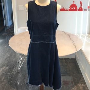 NWOT N/Nicholas a symmetric hem denim dress. 8